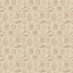 Retro Baseball Wallpaper & Surface Covering (Water Activated 24"x 24" Sample)