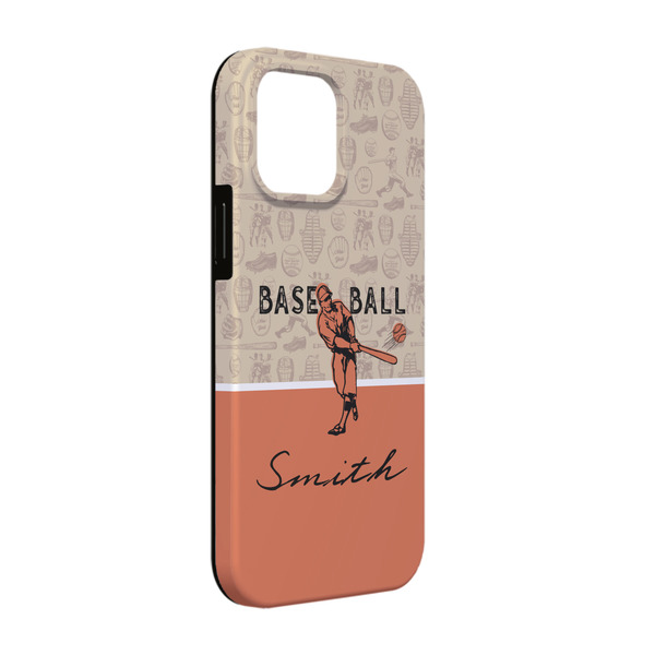 Custom Retro Baseball iPhone Case - Rubber Lined - iPhone 13 (Personalized)