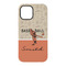 Retro Baseball iPhone 15 Tough Case - Back