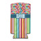 Retro Scales & Stripes 12oz Tall Can Sleeve - FRONT