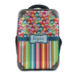 Retro Scales & Stripes 15" Hard Shell Backpack (Personalized)