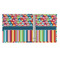 Retro Scales & Stripes 3 Ring Binders - Full Wrap - 1" - OPEN INSIDE