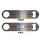 Retro Scales & Stripes Bottle Opener - Front & Back