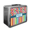 Retro Scales & Stripes Custom Lunch Box / Tin