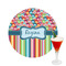 Retro Scales & Stripes Drink Topper - Medium - Single with Drink