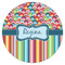 Retro Scales & Stripes Drink Topper - Small - Single