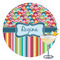 Retro Scales & Stripes Drink Topper - XLarge - Single with Drink