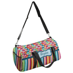 Retro Scales & Stripes Duffel Bag - Large (Personalized)
