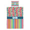 Retro Scales & Stripes Duvet Cover Set - Twin - Alt Approval