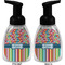 Retro Scales & Stripes Foam Soap Bottle (Front & Back)