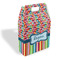 Retro Scales & Stripes Gable Favor Box - Main