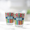 Retro Scales & Stripes Glass Shot Glass - Standard - LIFESTYLE