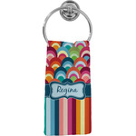 Retro Scales & Stripes Hand Towel - Full Print (Personalized)