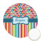 Retro Scales & Stripes Icing Circle - Medium - Front