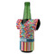 Retro Scales & Stripes Jersey Bottle Cooler - ANGLE (on bottle)