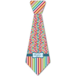 Retro Scales & Stripes Iron On Tie - 4 Sizes w/ Name or Text