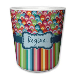 Retro Scales & Stripes Plastic Tumbler 6oz (Personalized)