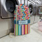 Retro Scales & Stripes Large Laundry Bag - In Context