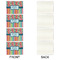 Retro Scales & Stripes Linen Placemat - APPROVAL Set of 4 (single sided)