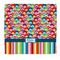 Retro Scales & Stripes Microfiber Dish Rag (Personalized)