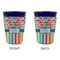 Retro Scales & Stripes Party Cup Sleeves - without bottom - Approval