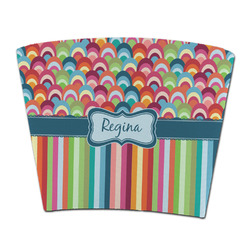 Retro Scales & Stripes Party Cup Sleeve - without bottom (Personalized)