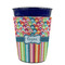 Retro Scales & Stripes Party Cup Sleeves - without bottom - FRONT (on cup)