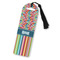 Retro Scales & Stripes Plastic Bookmarks - Front