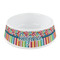 Retro Scales & Stripes Plastic Pet Bowls - Small - MAIN