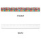 Retro Scales & Stripes Plastic Ruler - 12" - APPROVAL