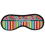 Retro Scales & Stripes Sleeping Eye Masks - Large (Personalized)