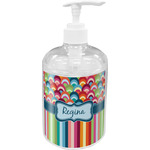 Retro Scales & Stripes Acrylic Soap & Lotion Bottle (Personalized)