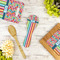 Retro Scales & Stripes Spoon Rest Trivet - LIFESTYLE