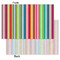 Retro Scales & Stripes Tissue Paper - Heavyweight - Small - Front & Back