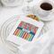 Retro Scales & Stripes White Treat Bag - In Context