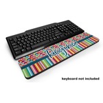 Retro Scales & Stripes Keyboard Wrist Rest (Personalized)