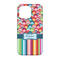 Retro Scales & Stripes iPhone 13 Pro Case - Back