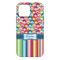 Retro Scales & Stripes iPhone 13 Pro Max Tough Case - Back