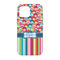 Retro Scales & Stripes iPhone 13 Tough Case - Back