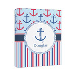 Anchors & Stripes Canvas Print (Personalized)