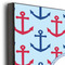 Anchors & Stripes 11x14 Wood Print - Closeup