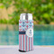 Anchors & Stripes Can Cooler - Tall 12oz - In Context