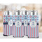 Anchors & Stripes 12oz Tall Can Sleeve - Set of 4 - LIFESTYLE