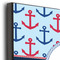 Anchors & Stripes 12x12 Wood Print - Closeup