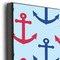 Anchors & Stripes 16x20 Wood Print - Closeup