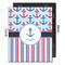 Anchors & Stripes 16x20 Wood Print - Front & Back View