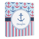 Anchors & Stripes Canvas Print - 20x24 (Personalized)