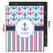 Anchors & Stripes 20x24 Wood Print - Front & Back View