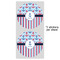 Anchors & Stripes 5" Multipurpose Round Label - Sheet