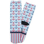 Anchors & Stripes Adult Crew Socks